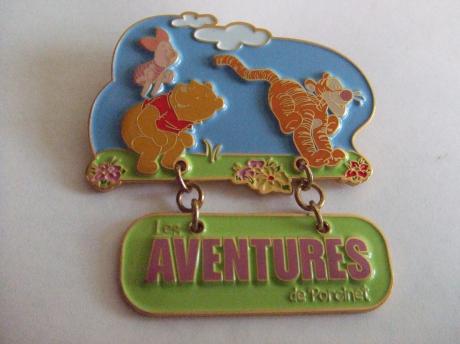 Winnie the Pooh,Tigger,en Knorretje